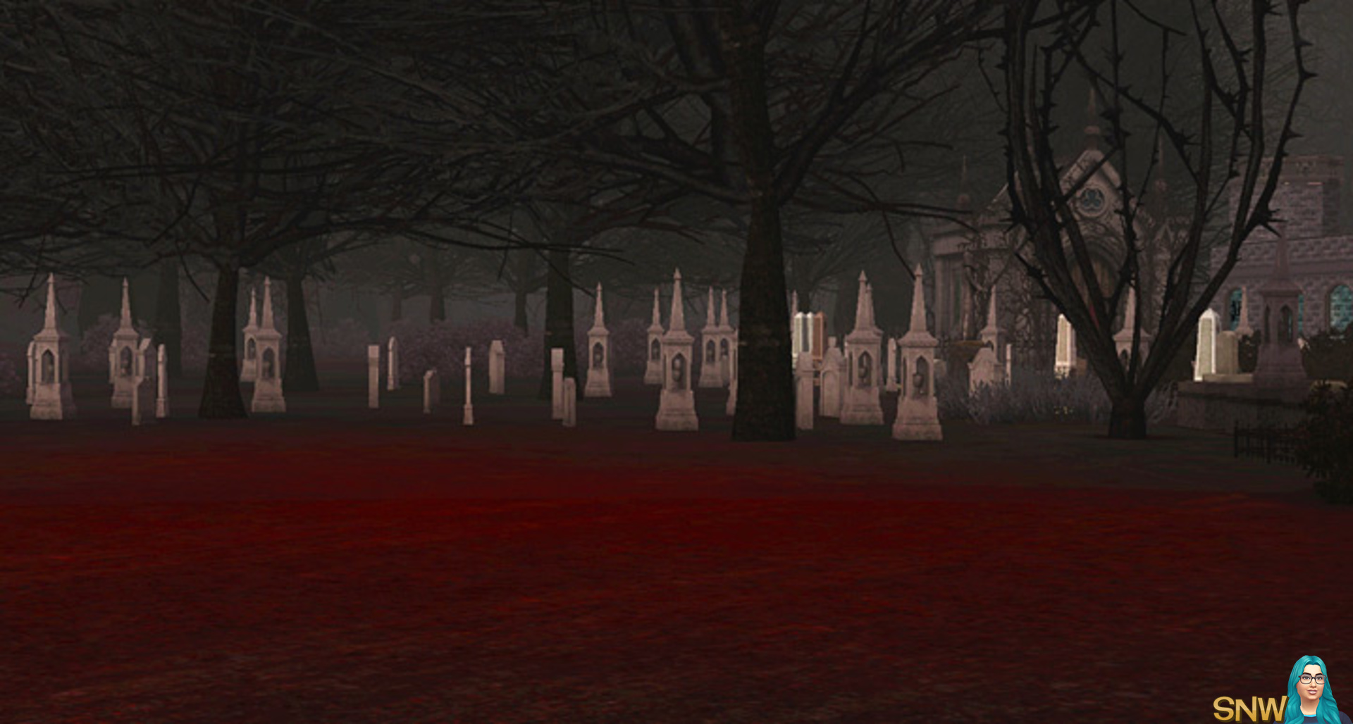 sims 3 midnight hollow too dark