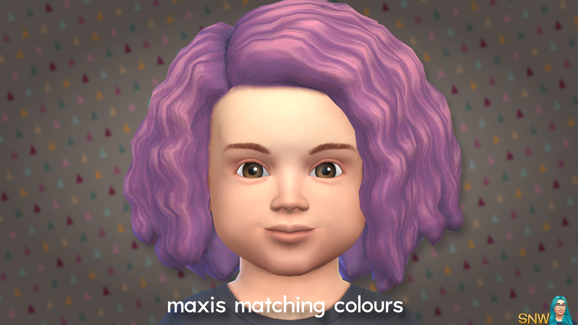 Sims 4 toddler eyelashes skin detail